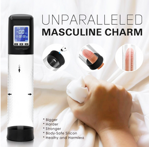 Penispumpe med vakuum og vibrationer