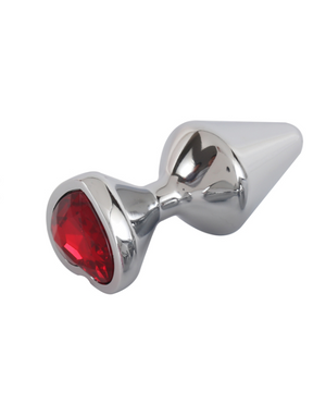 Butt Plug in Aluminium - indstillet med 3 størrelser