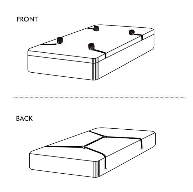 BDSM Sæt - Håndjern, blondeoutfit og øjenmaske (7-delt sæt)