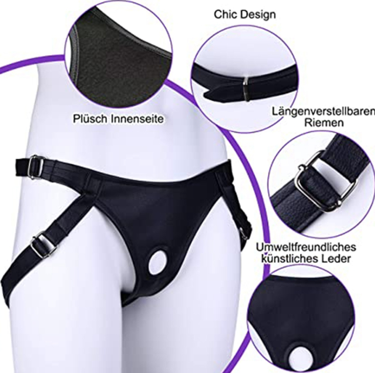 Double Dildo Strap On - Fornøjelse for begge hænder