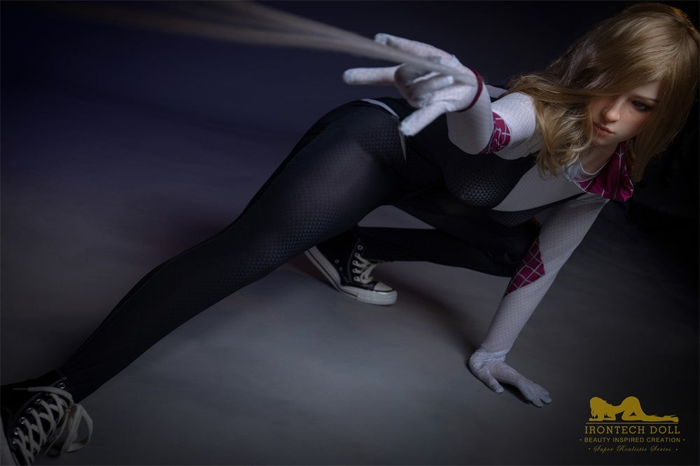 Gwen sexdukke (Irontech Doll 167 cm E-cup P38 silikone)