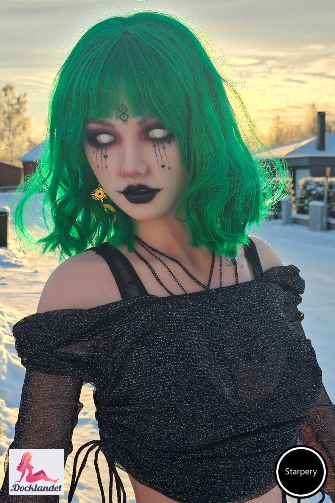 Eksklusiv Silvana sexdukke (Starpery 174 cm C-cup TPE+silikone)