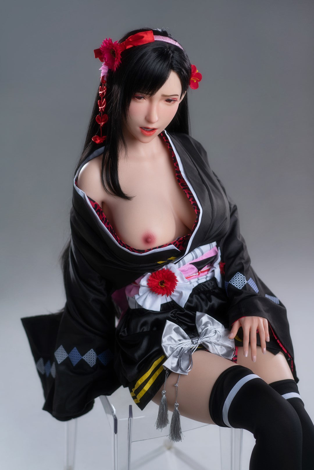 Tifa sexdukke (Game Lady 165 cm G-cup nr. 11 silikone)