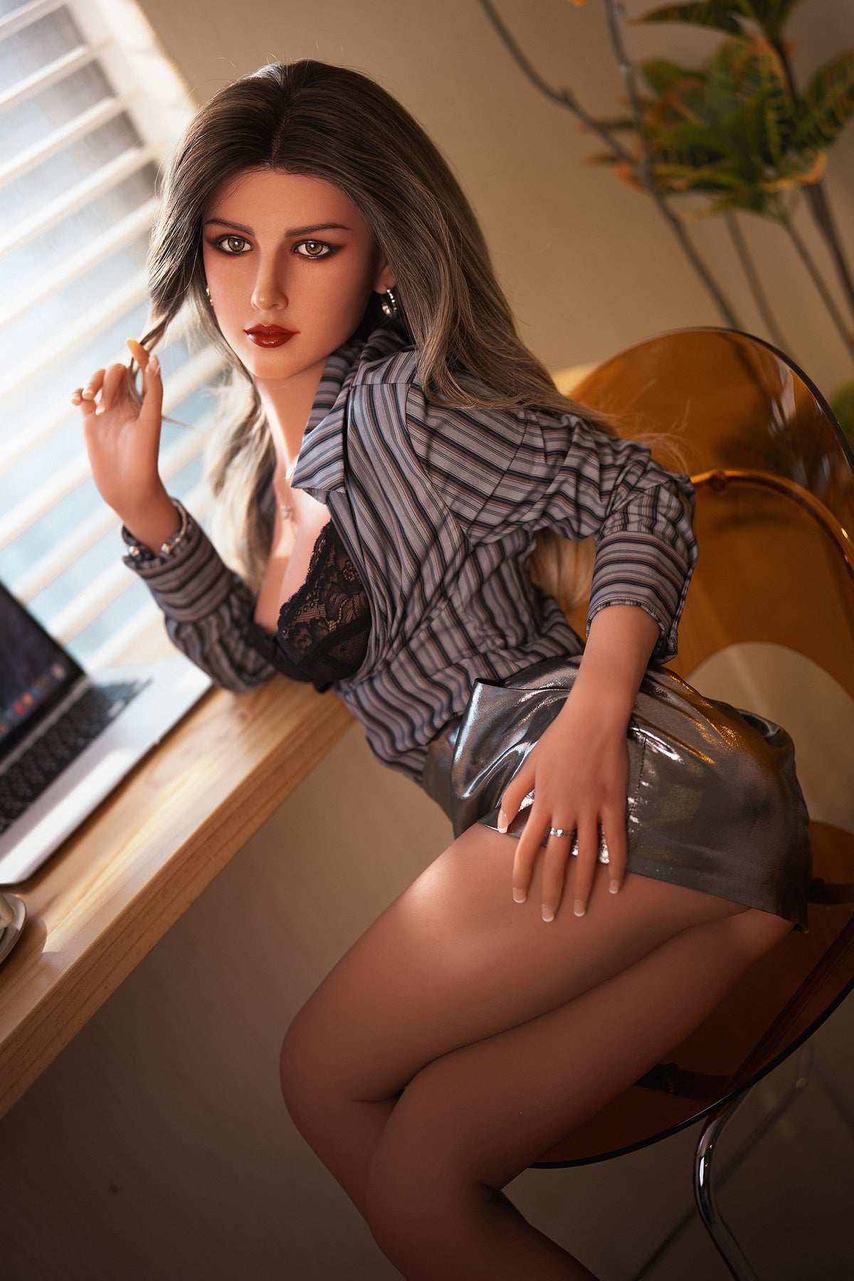 Adeline Sexdocka (SY-Doll 166 cm C-kupa TPE+Silikon)