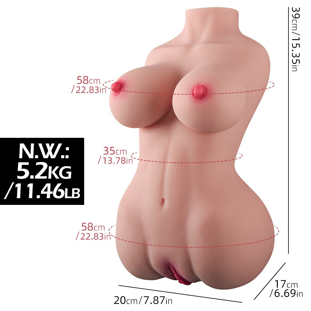 Torso kurvet (EL-Doll 39 cm d-cup TPE) EXPRESS