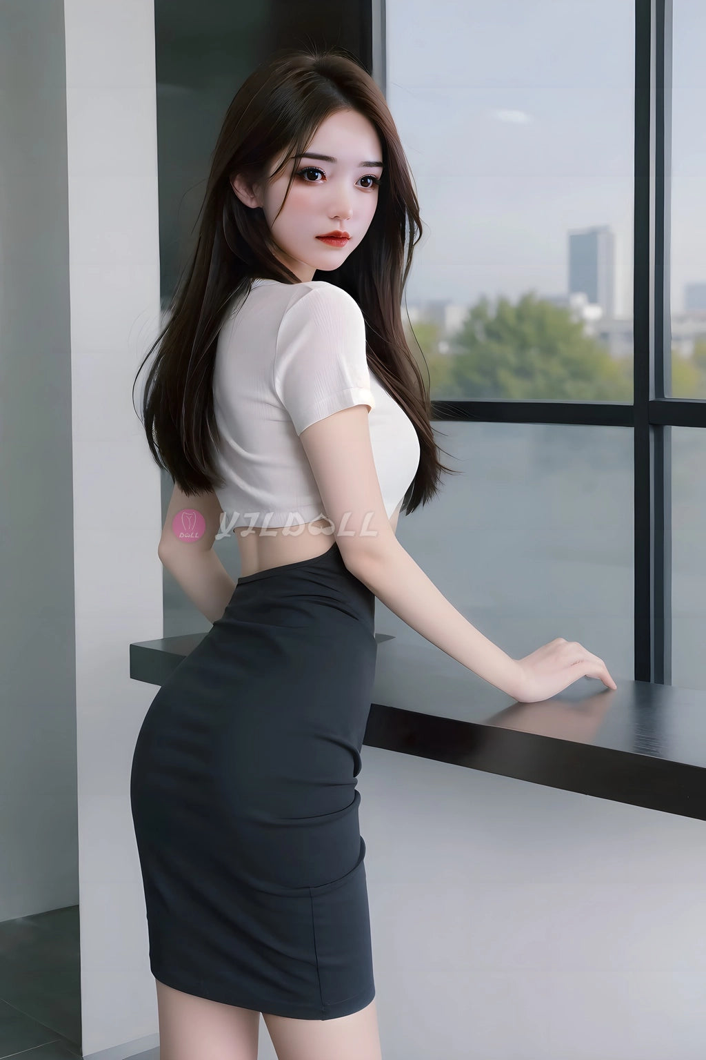 Wei Ling sexdukke (YJL Doll 155 cm C-cup #879 silikone)