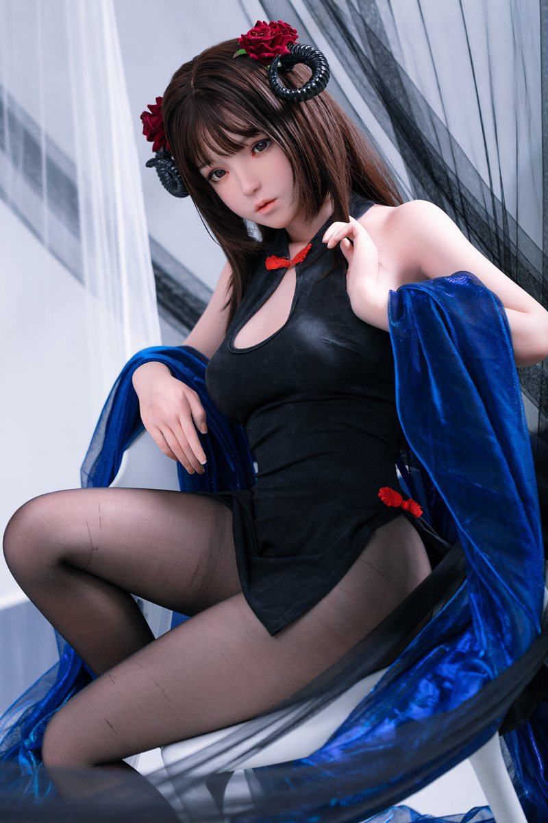 Gifte sig sexdukke (FUDoll 148cm D-cup #J014 silikone)