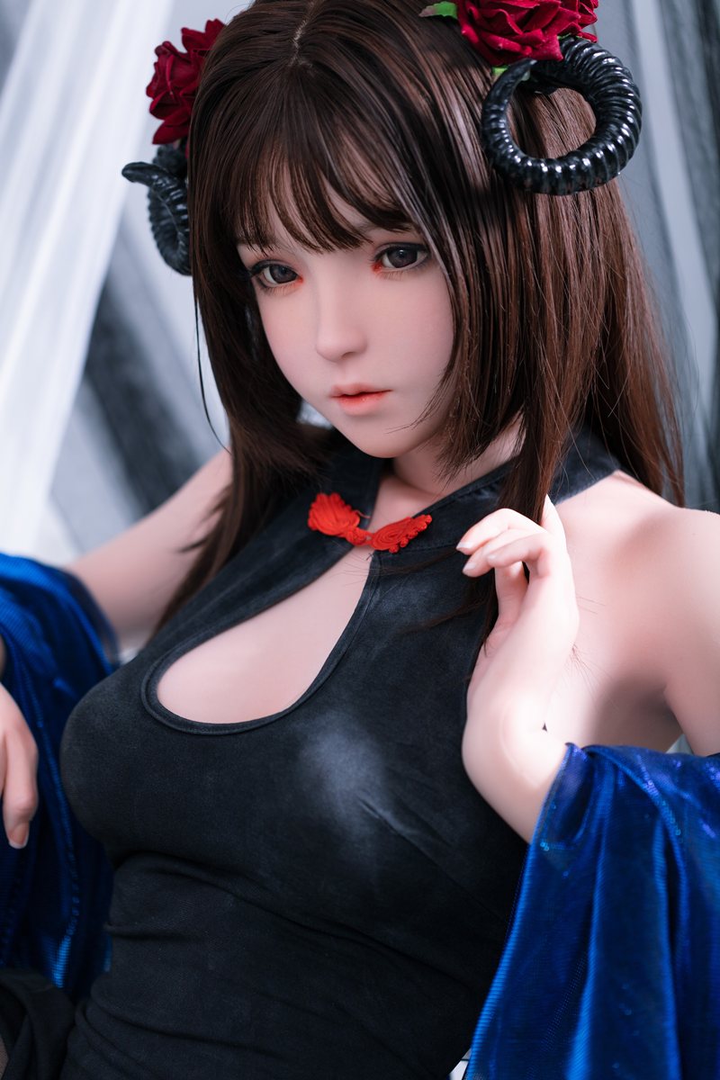 Gifte sig sexdukke (FUDoll 148cm D-cup #J014 silikone)