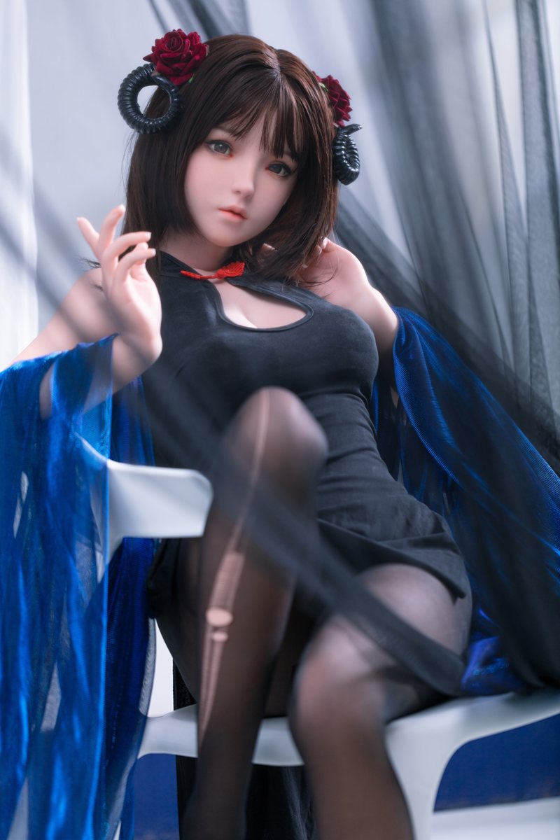 Gifte sig sexdukke (FUDoll 148cm D-cup #J014 silikone)