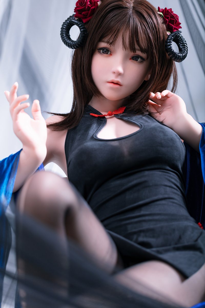 Gifte sig sexdukke (FUDoll 148cm D-cup #J014 silikone)