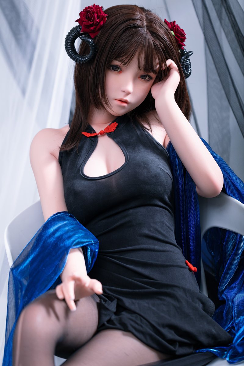 Gifte sig sexdukke (FUDoll 148cm D-cup #J014 silikone)