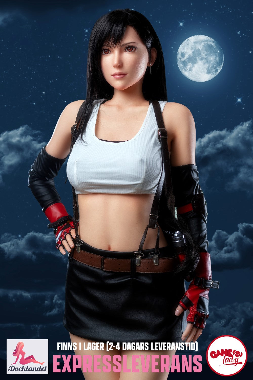 Tifa sexdukke (Game Lady 168 cm e-cup Nr. 15 silikone) EXPRESS
