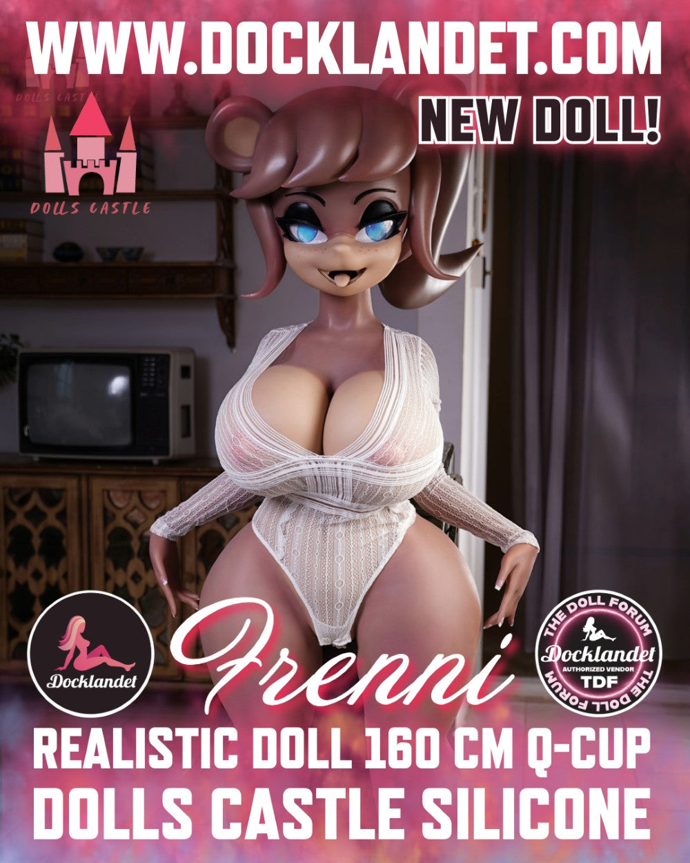 Vanvid sexdukke (Dolls Castle 160 cm Q-cup #SZ5 silikone)