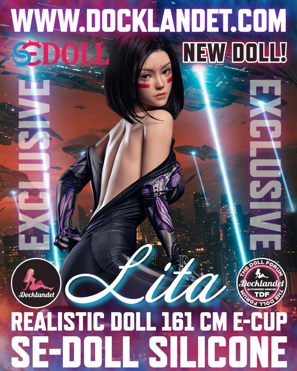 Lita.A "Alita" sexdukke (SEDoll 161 cm E-cup #149SC silikone pro)