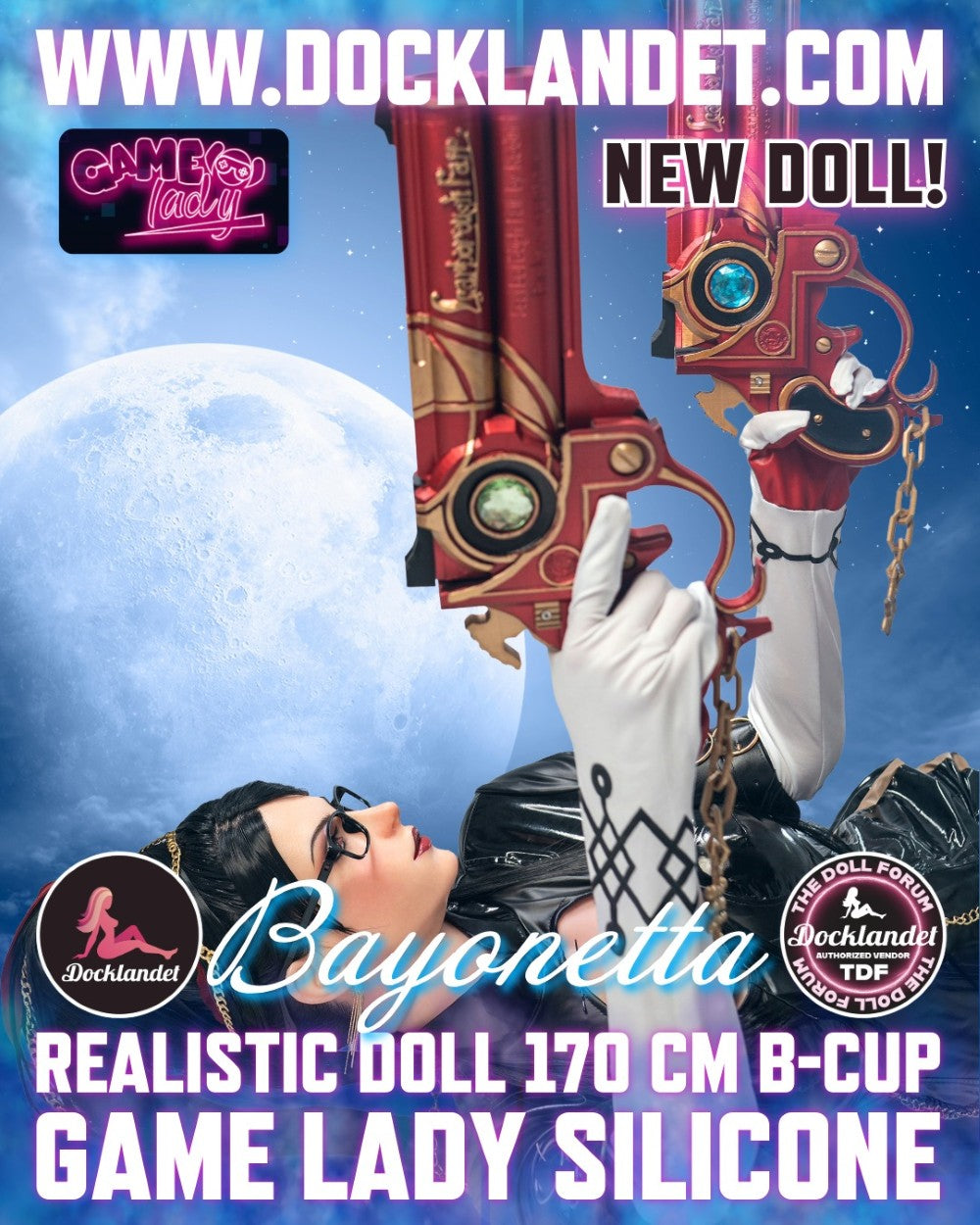 Bayonetta Sexdocka (Game Lady 170cm B-Kupa No.32-1 Silikon)