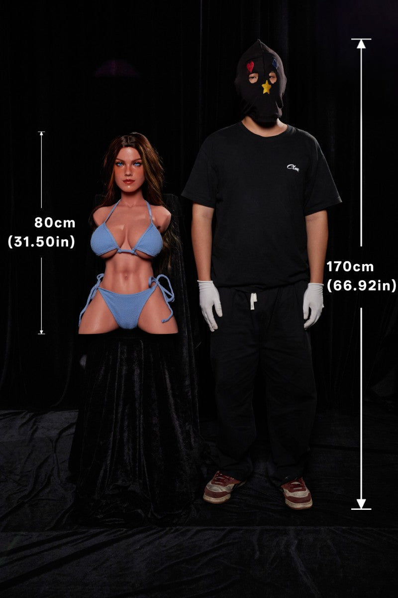 Emma Torso Sexdocka (Climax Doll ULW 80cm E-kupa Silikon)