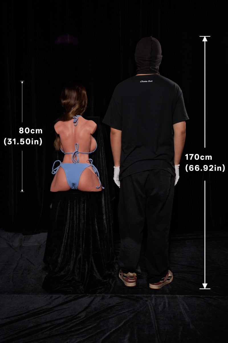 Emma Torso Sexdocka (Climax Doll ULW 80cm E-kupa Silikon)