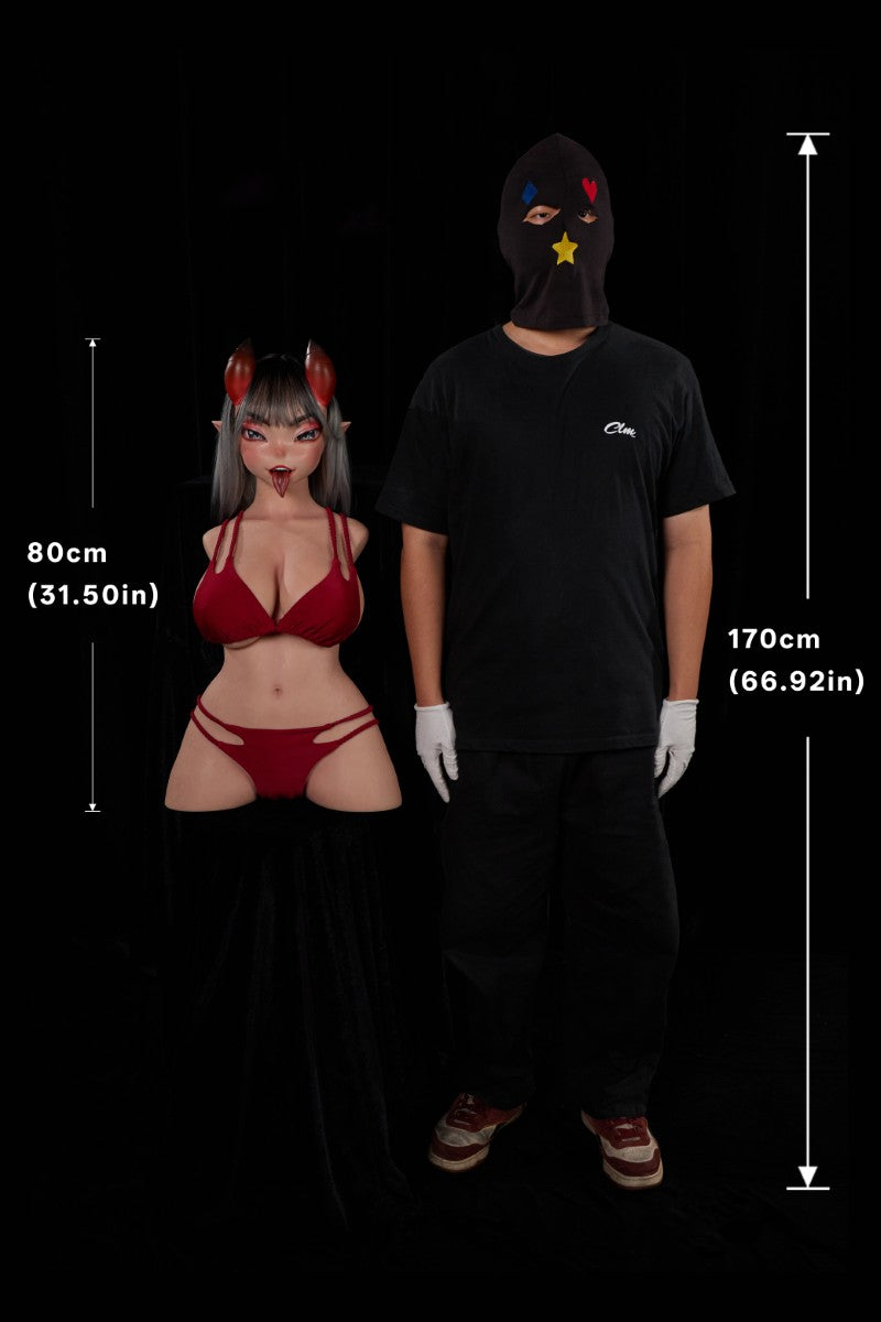 Meru Torso Sexdocka (Climax Doll ULW 80cm G-kupa Silikon)