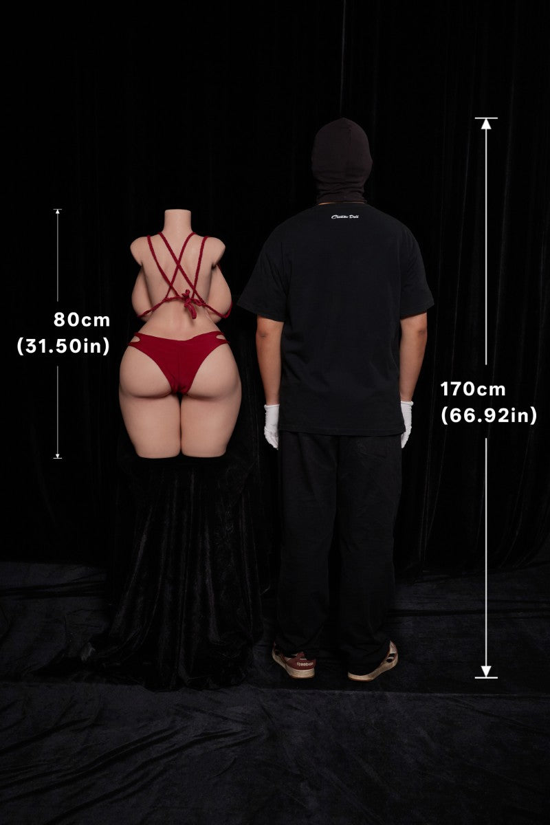 BBW Torso sexdukke (Climax Doll ULW 80 cm K-cup silikone)