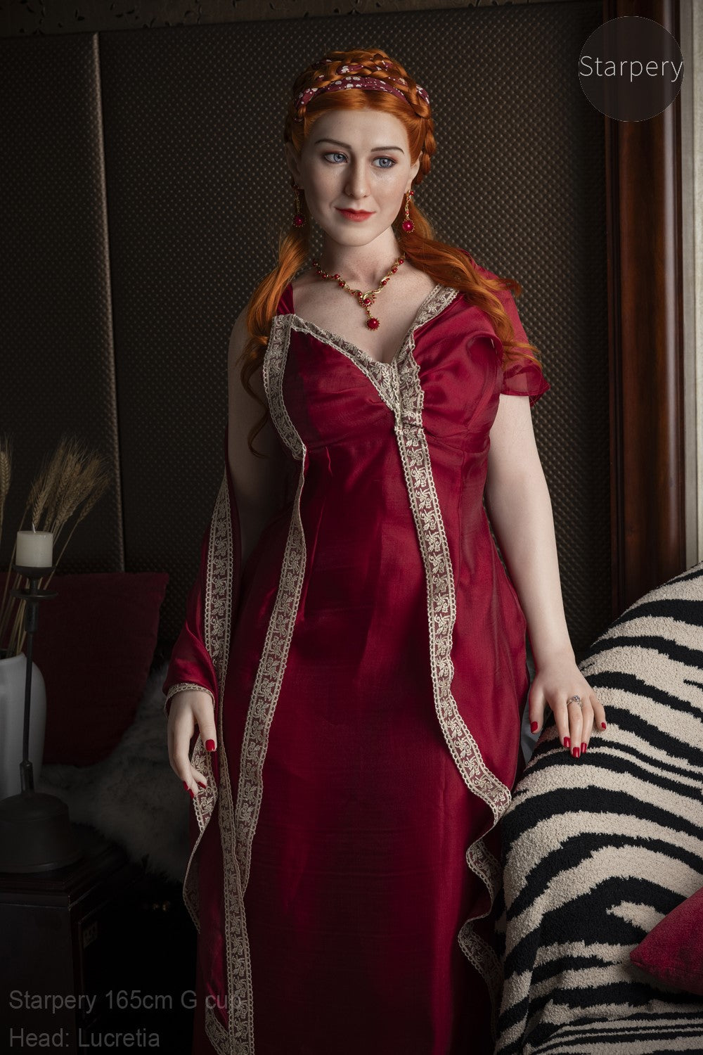 Lucretia sexdukke (Starpery 165 cm g-cup TPE+silikone)