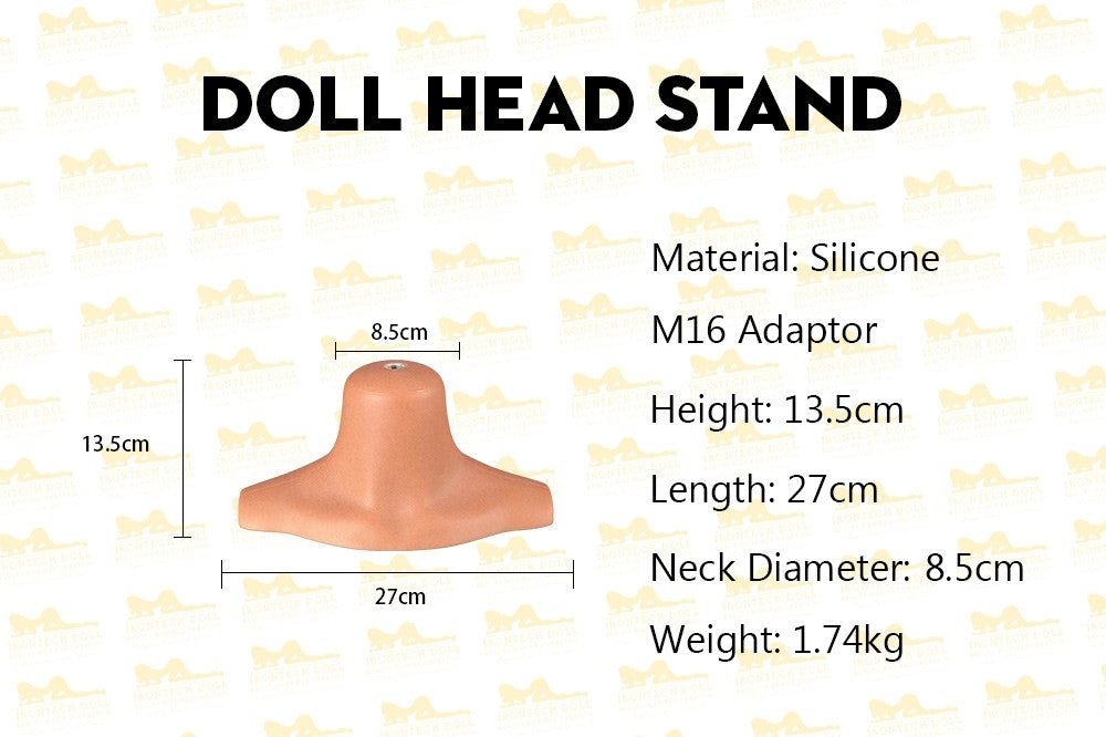 Hovedstativ (Irontech Doll silikone)