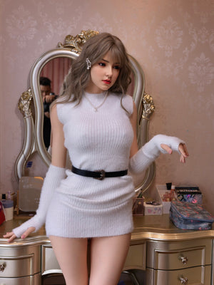 Sex dukke Mona Model 20 (Gynoid Doll 163 cm e-kop silikone)