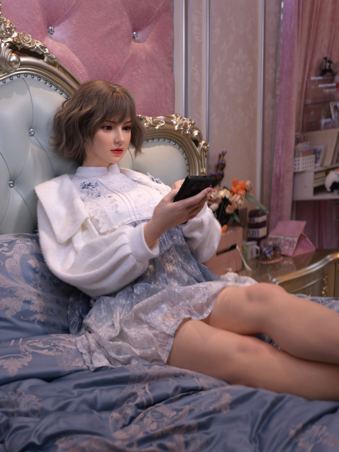 sexdukke Mona Model 20R Deluxe (Gynoid Doll 163 cm E-cup silikone)