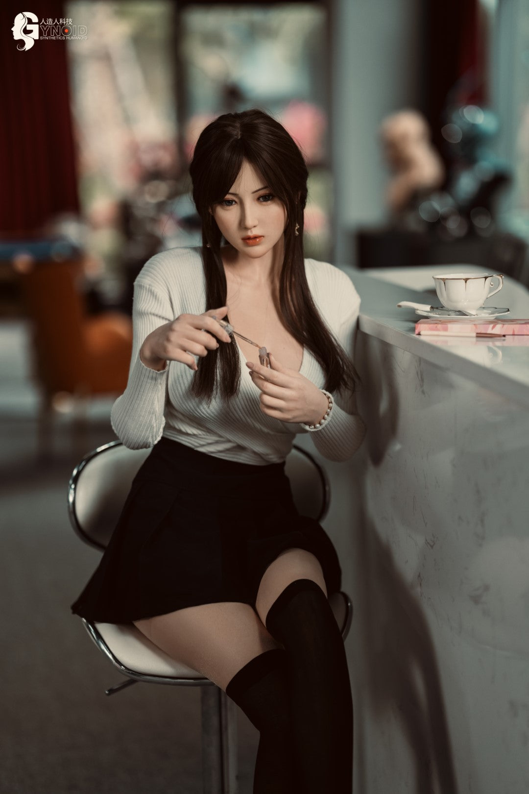sexdukke Leyla Model 19R Deluxe (Gynoid Doll 168 cm f-cup silikone)
