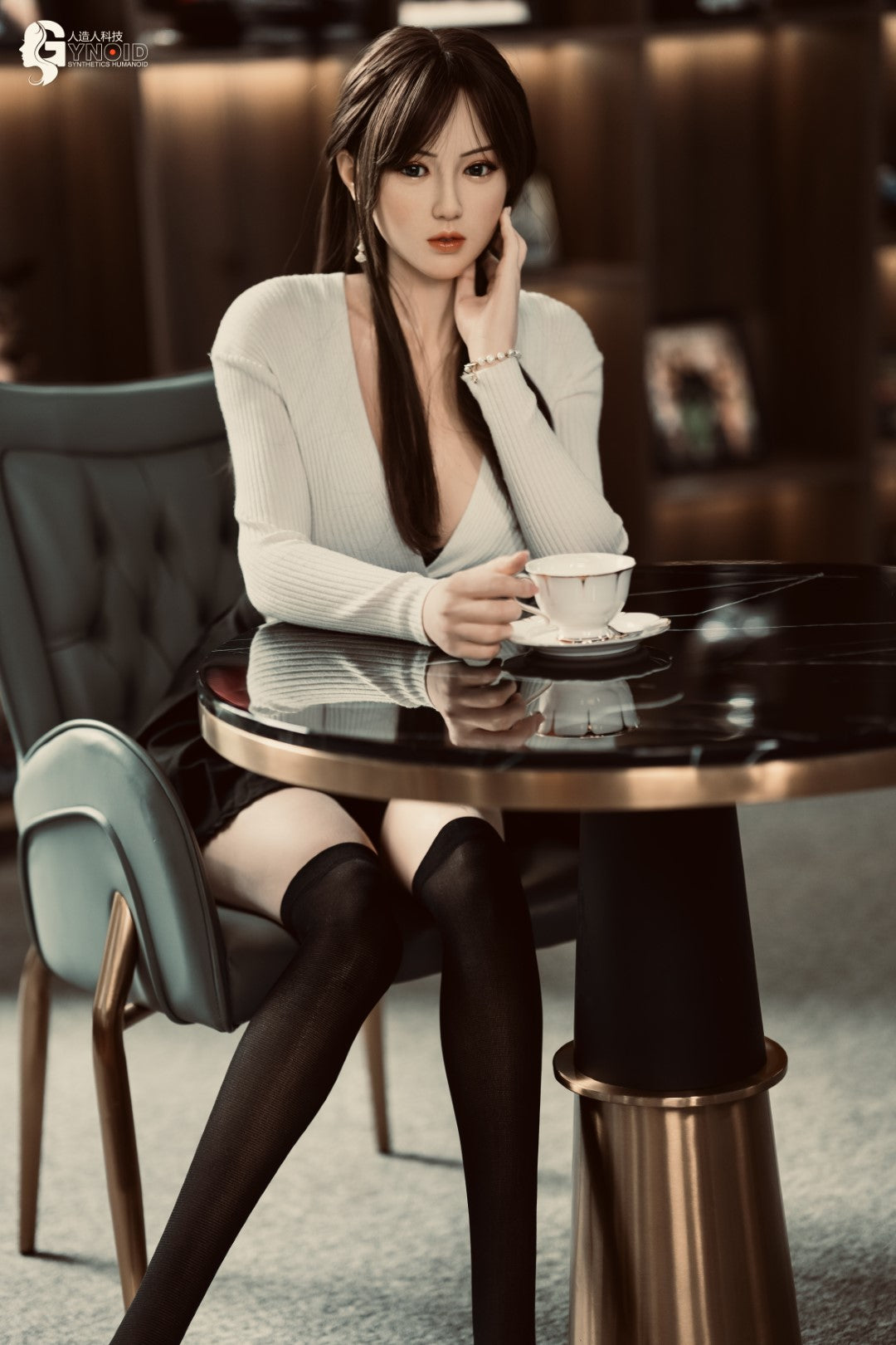 sexdukke Leyla Model 19R Deluxe (Gynoid Doll 168 cm f-cup silikone)