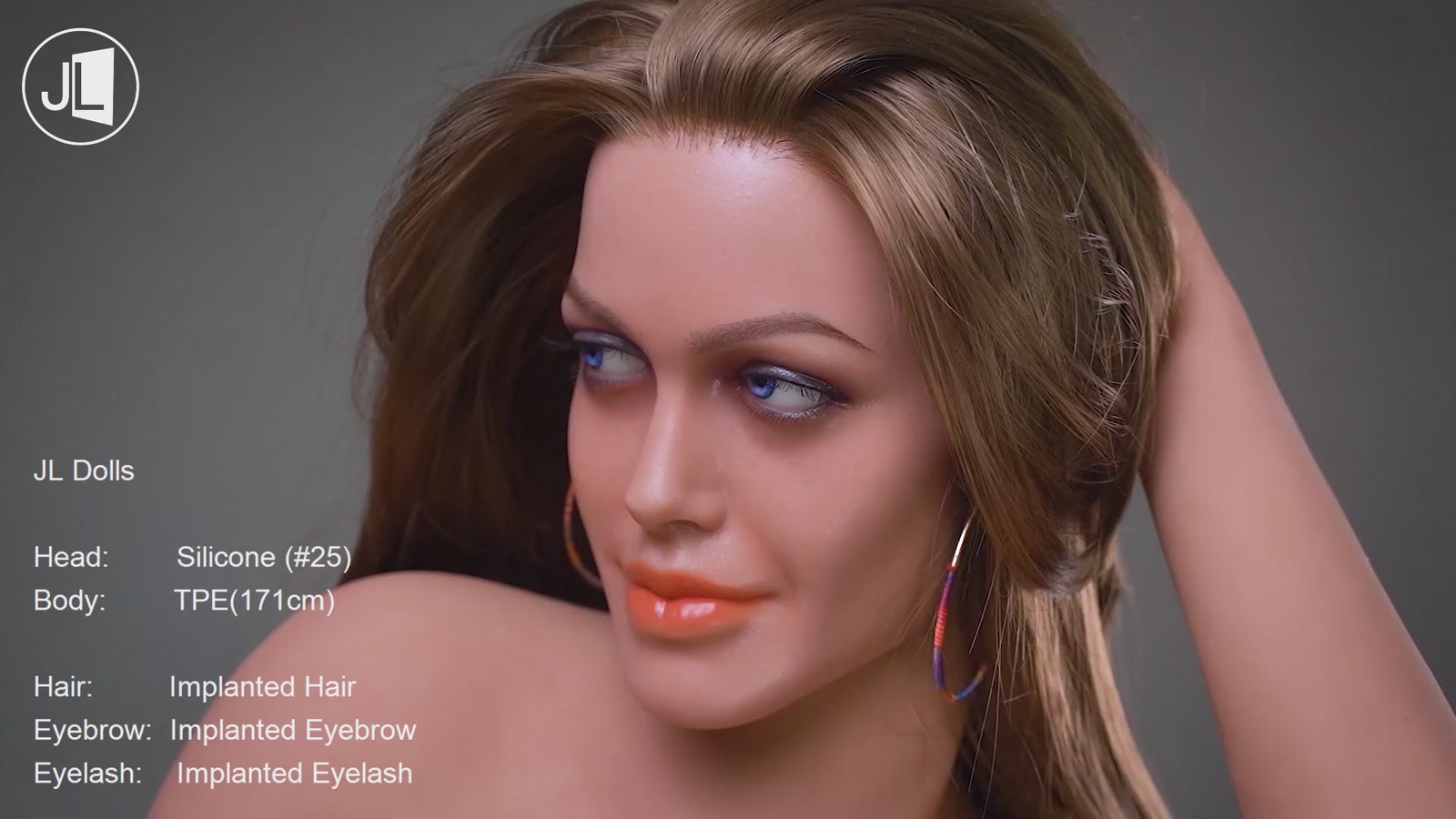 Gina sexdukke (Jarliet 171 cm M-cup TPE+silikone)