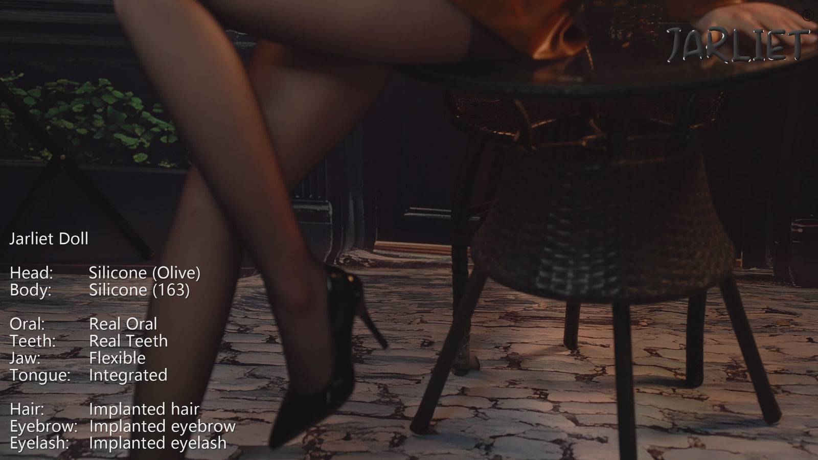Oliven sexdukke (Jarliet 163 cm D-cup silikone)