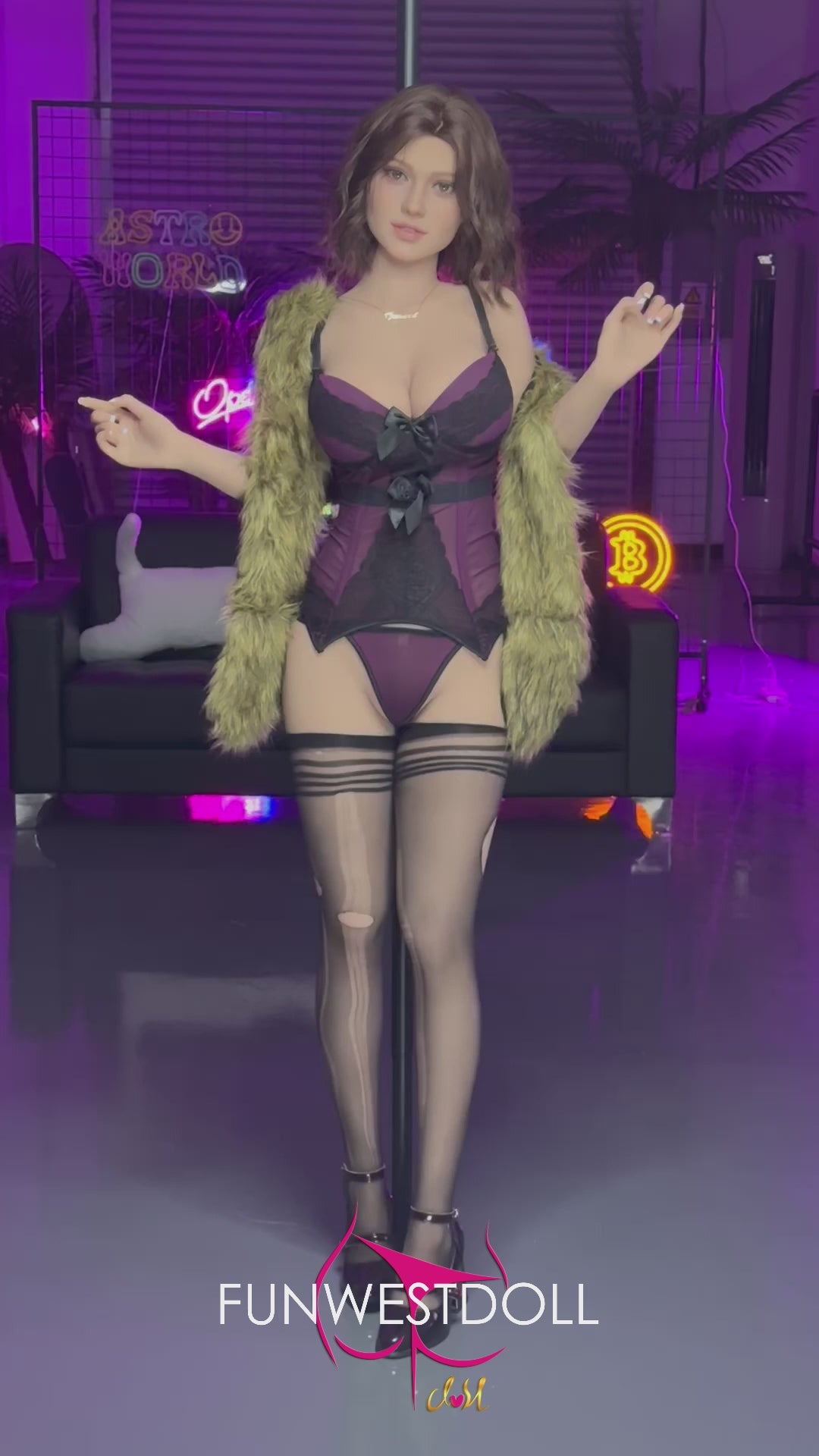 Rose sexdukke (FunWest Doll 162 cm F-cup #043 TPE)