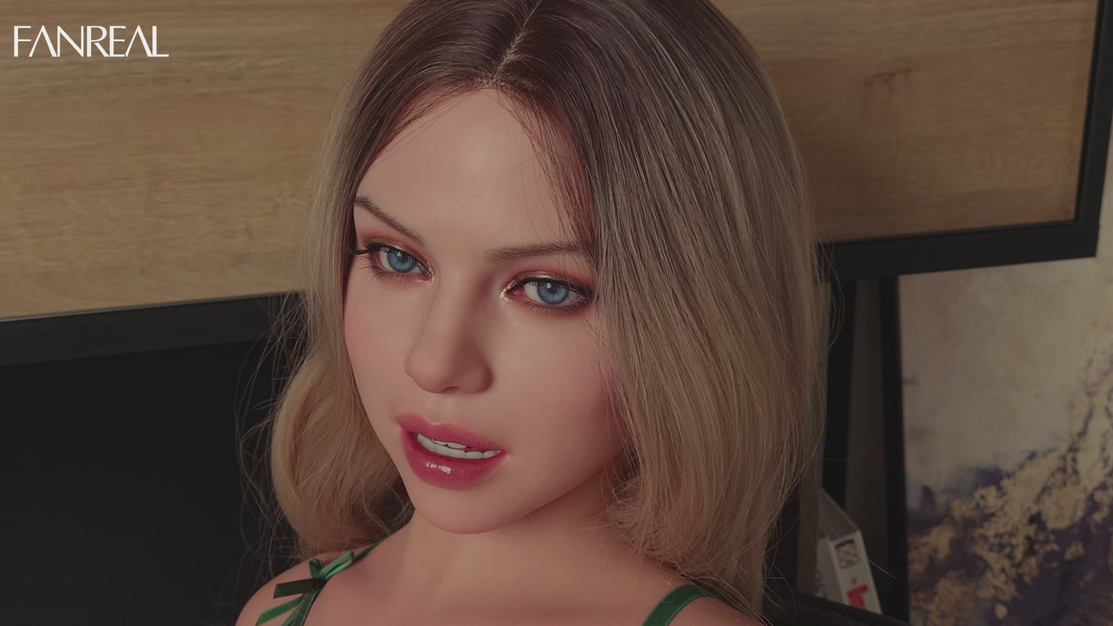 Carlee Torso sexdukke (FanReal Doll 111 cm F-cup RST silikone)