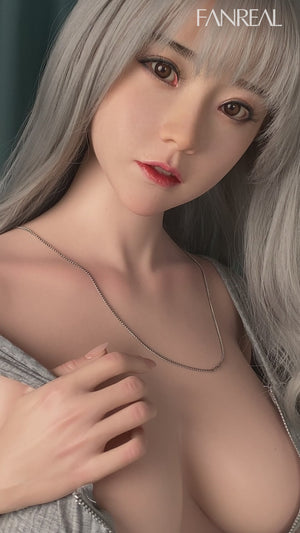 Qian Sexdocka (FanReal Doll 159cm G-kupa Silikon)