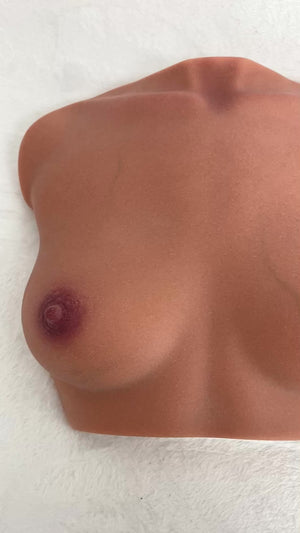Bryster (r) overkropp sexdukke (Climax Doll Pro B-cup silikone)