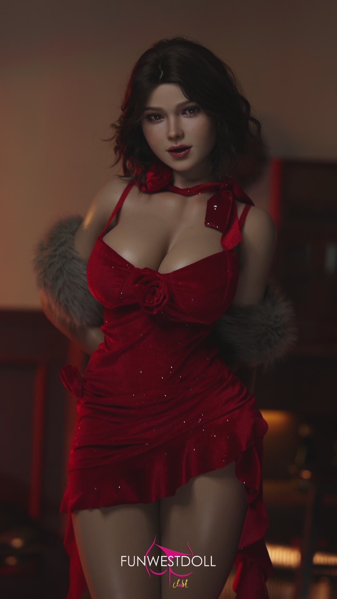 Rose sexdukke (FunWest Doll 157 cm G-cup #043SJ silikone) EXPRESS