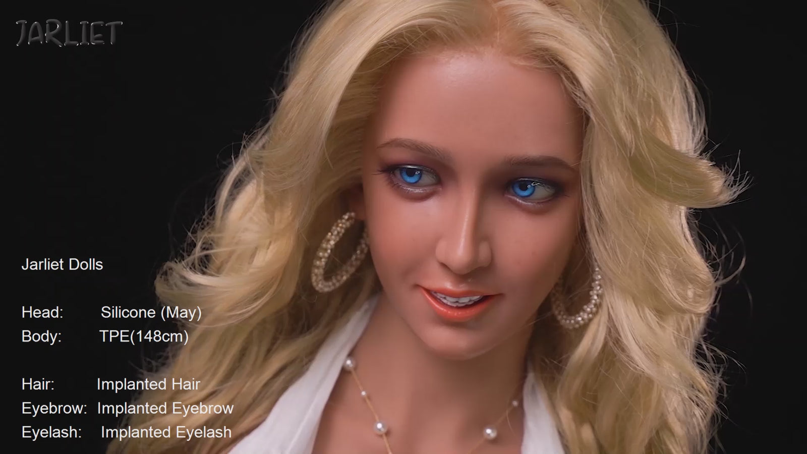 maj sexdukke (Jarliet 148 cm E-cup TPE+silikone)