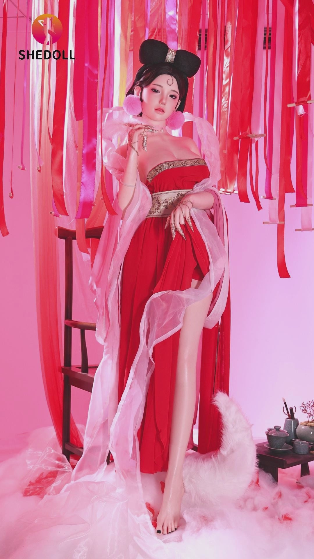 Vesper sexdukke (SHEDOLL 168 cm D-cup #SH193 2.0 silikone)