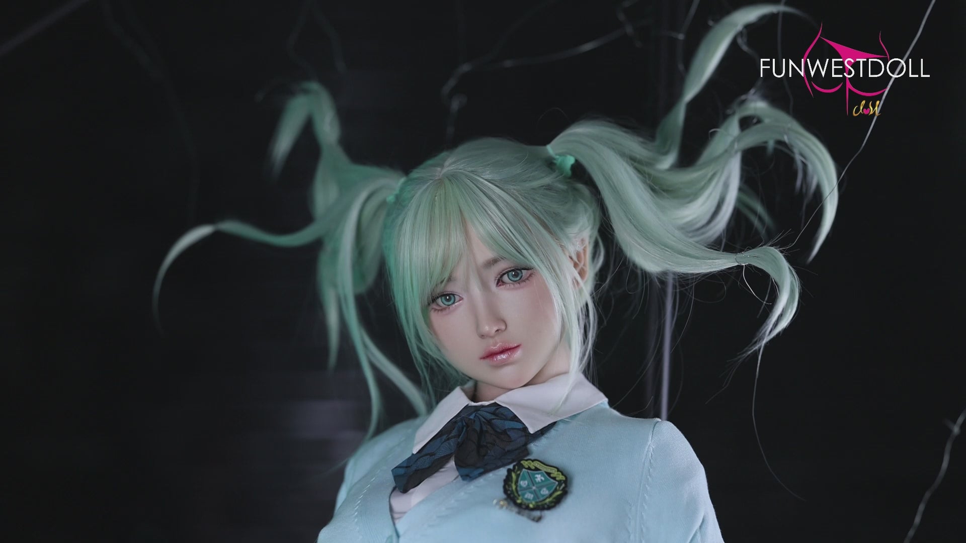 Hatsune Miko sexdukke (FunWest Doll 159 cm a-cup #041S silikone)