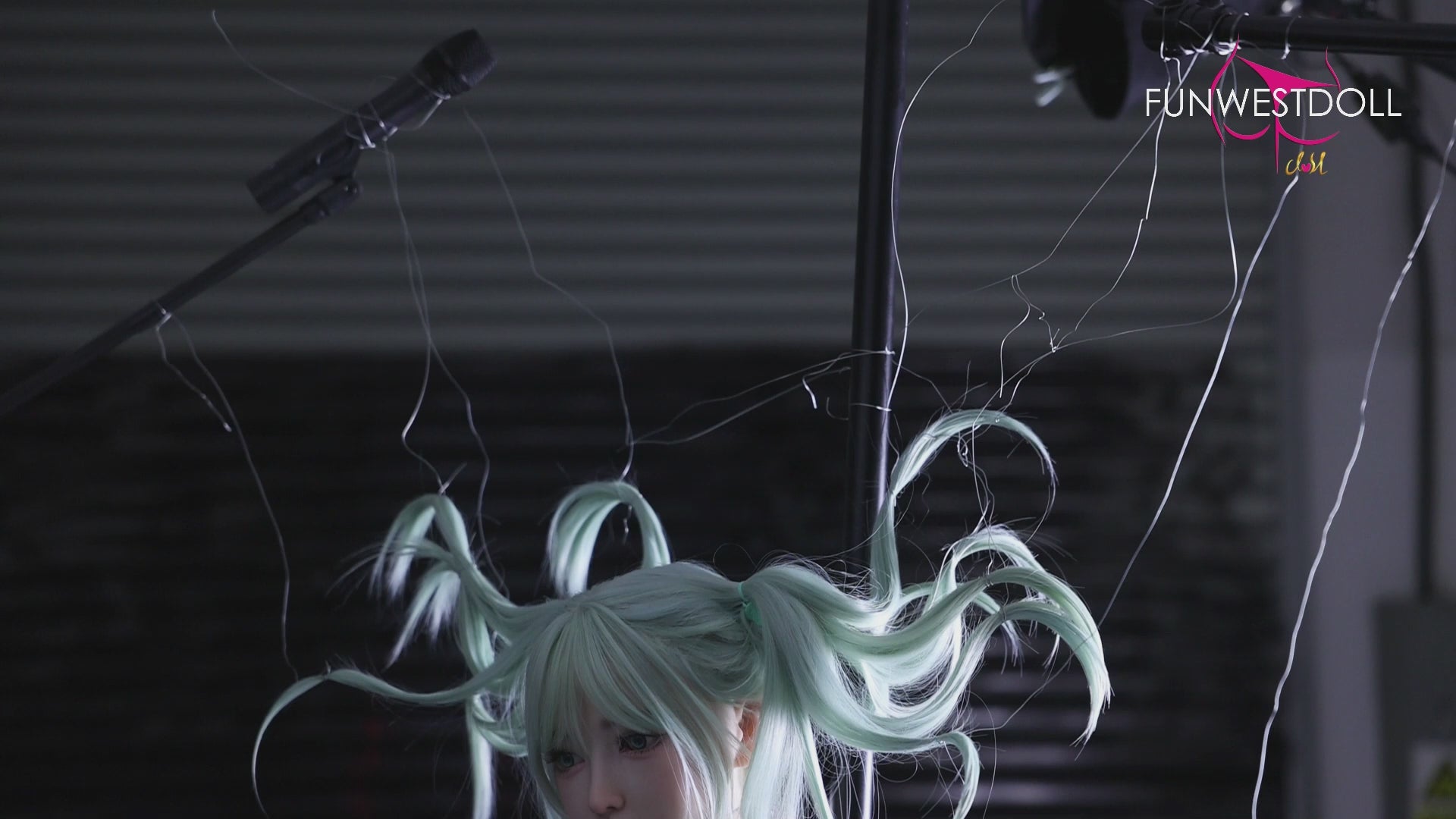 Hatsune Miko sexdukke (FunWest Doll 159 cm a-cup #041S silikone)