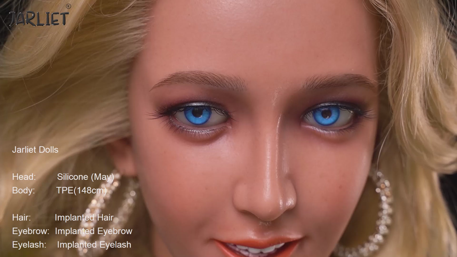 maj sexdukke (Jarliet 148 cm E-cup TPE+silikone)