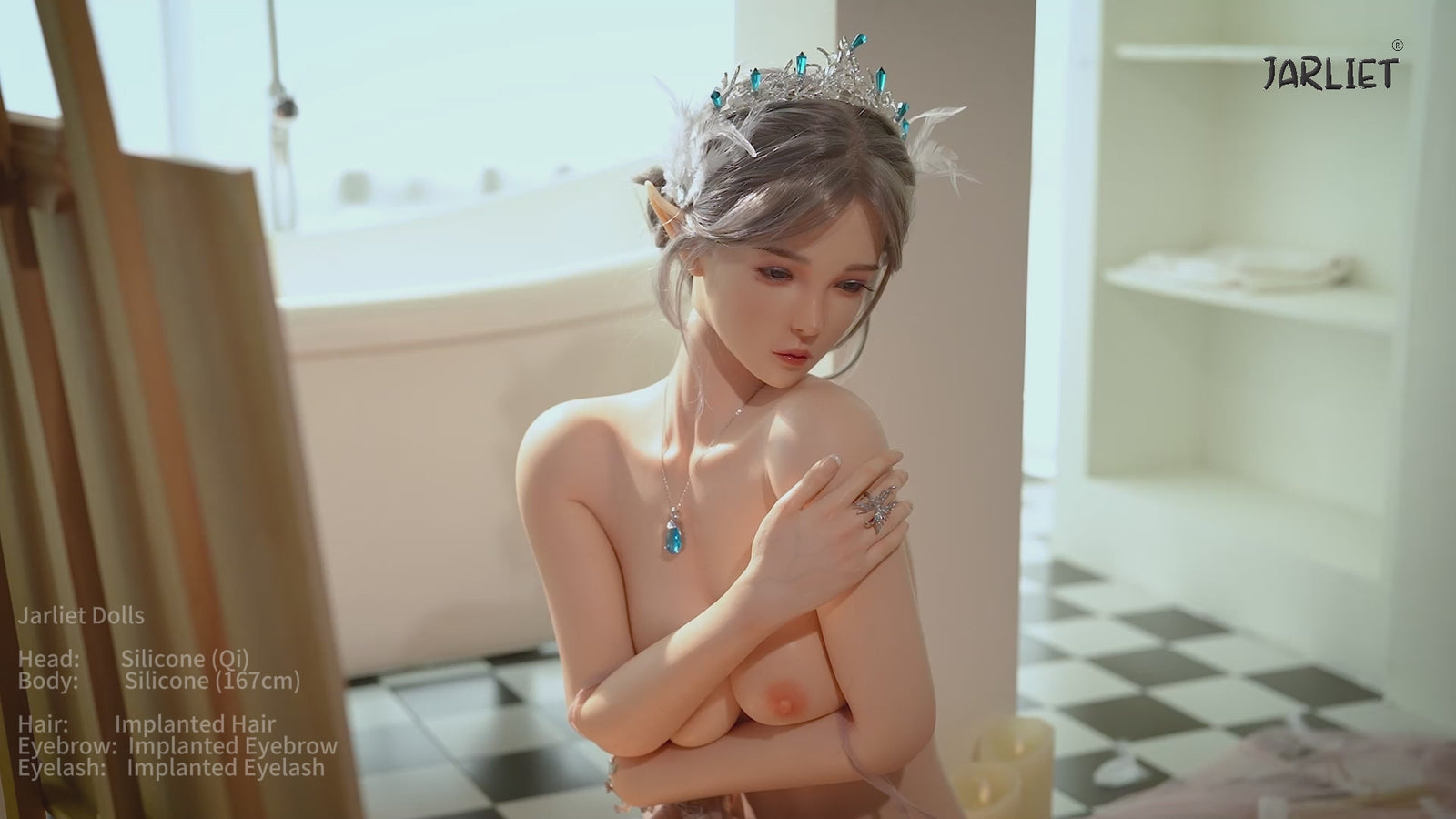 Qi sexdukke (Jarliet 167 cm B-cup silikone)