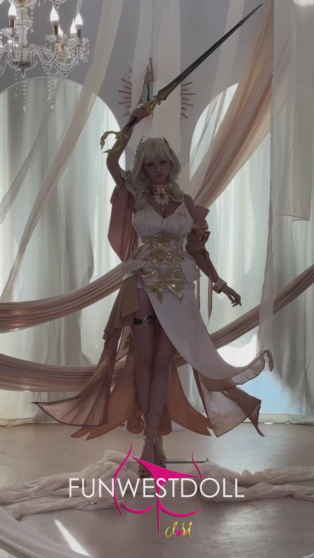 Bella sexdukke (FunWest Doll 157 cm G-cup #037SJ RST silikone)