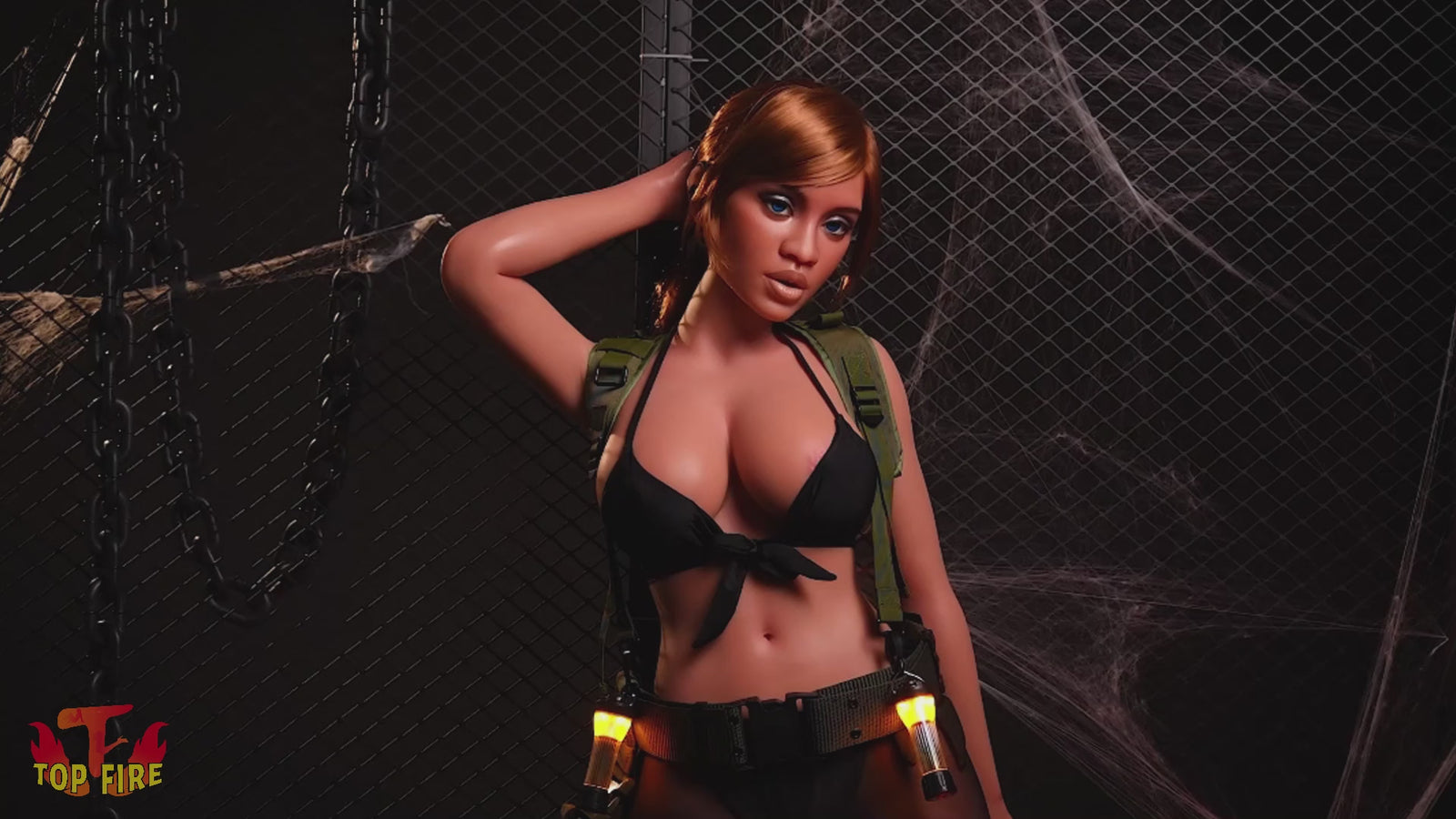 Hedy sexdukke (Top Fire Doll 163 cm G-cup T04 silikone)