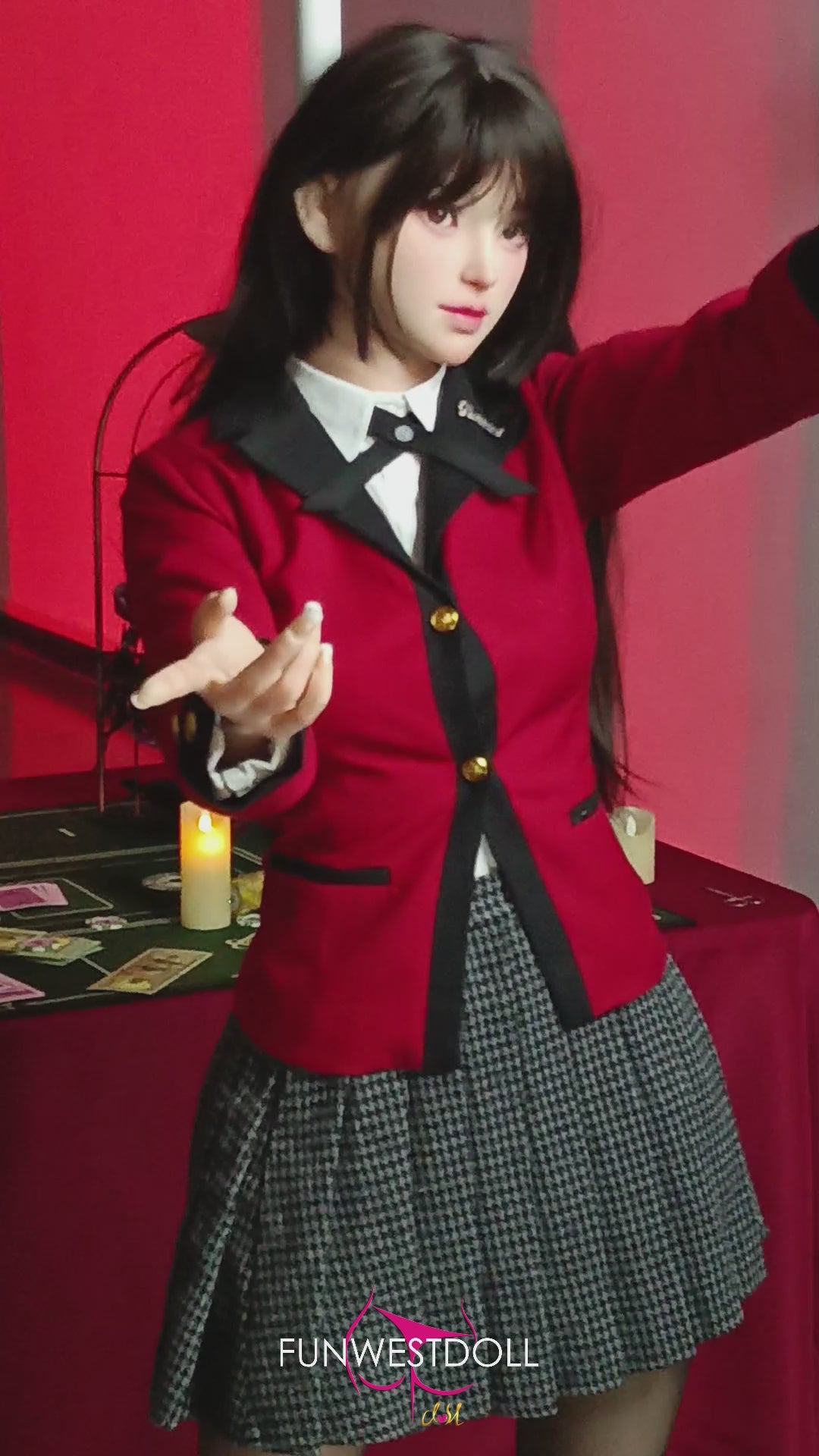 Yumeko Jabami sexdukke (FunWest Doll 159 cm a-cup #038S silikone)