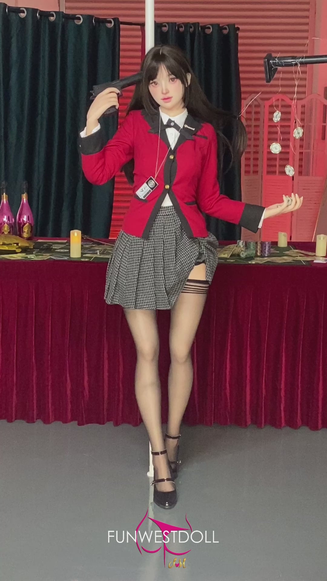 Yumeko Jabami sexdukke (FunWest Doll 159 cm a-cup #038S silikone)