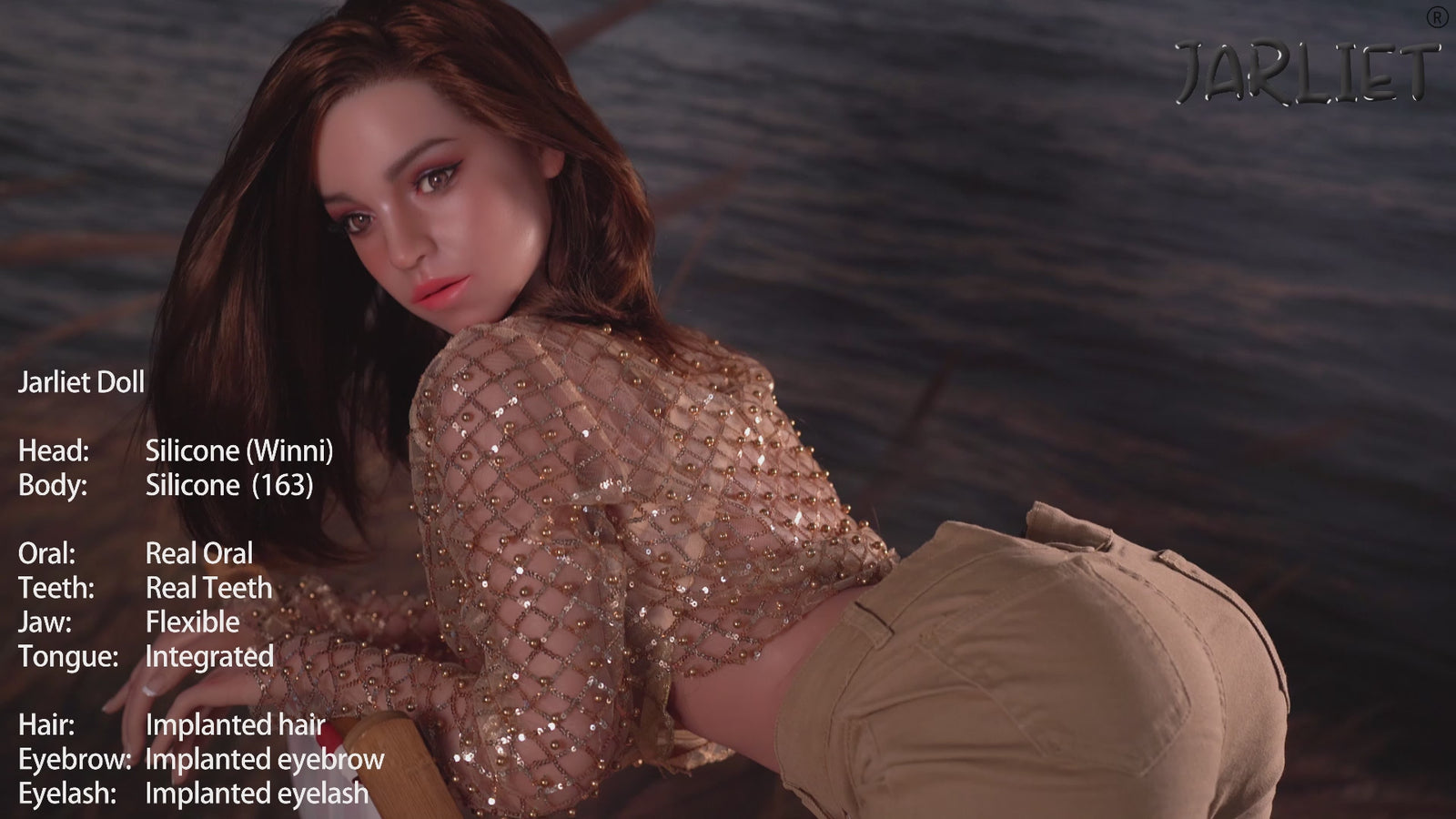 Winnie sexdukke (Jarliet 152 cm D-cup silikone)