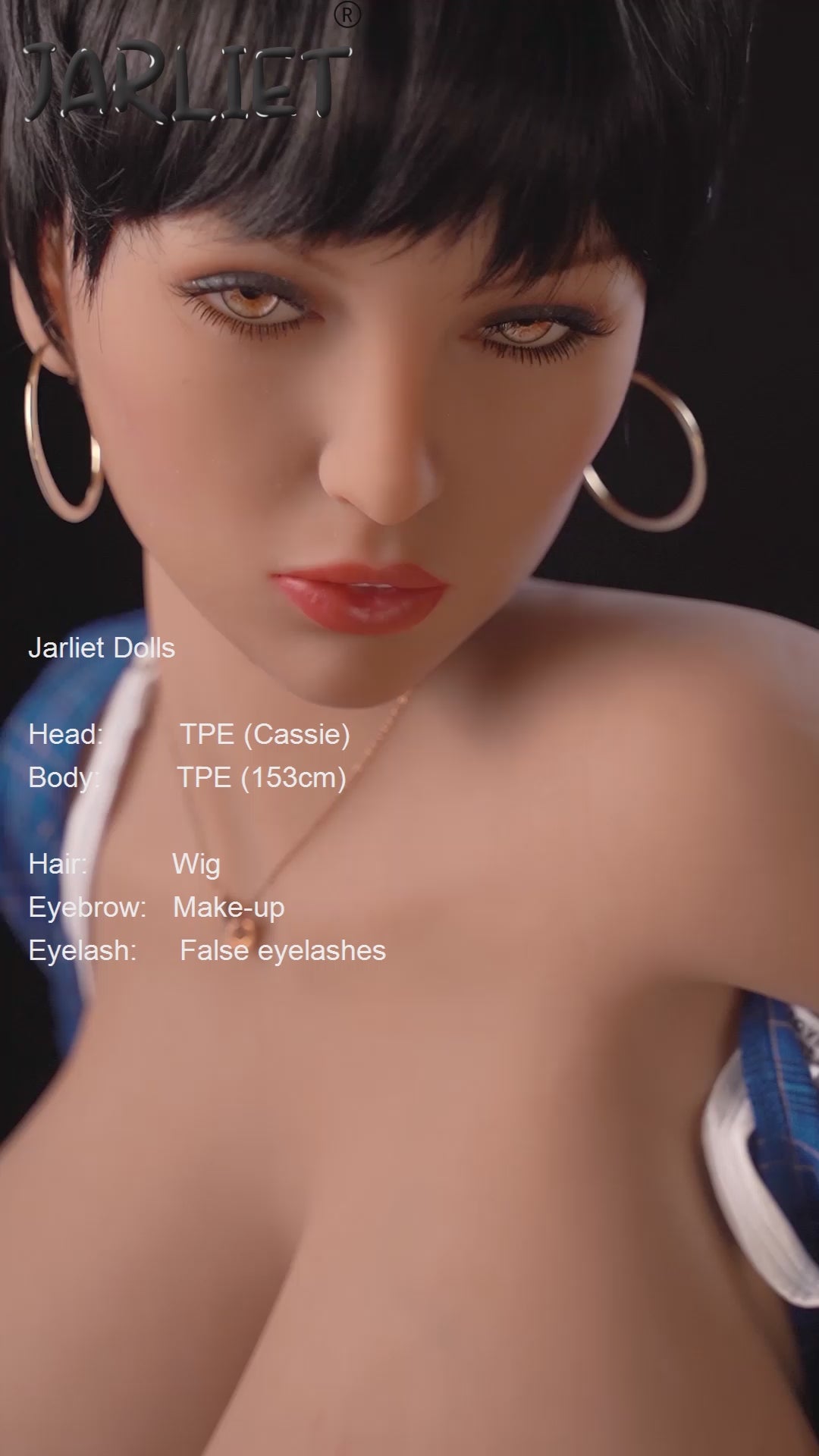 Cassie sexdukke (Jarliet 153 cm k-cup TPE)