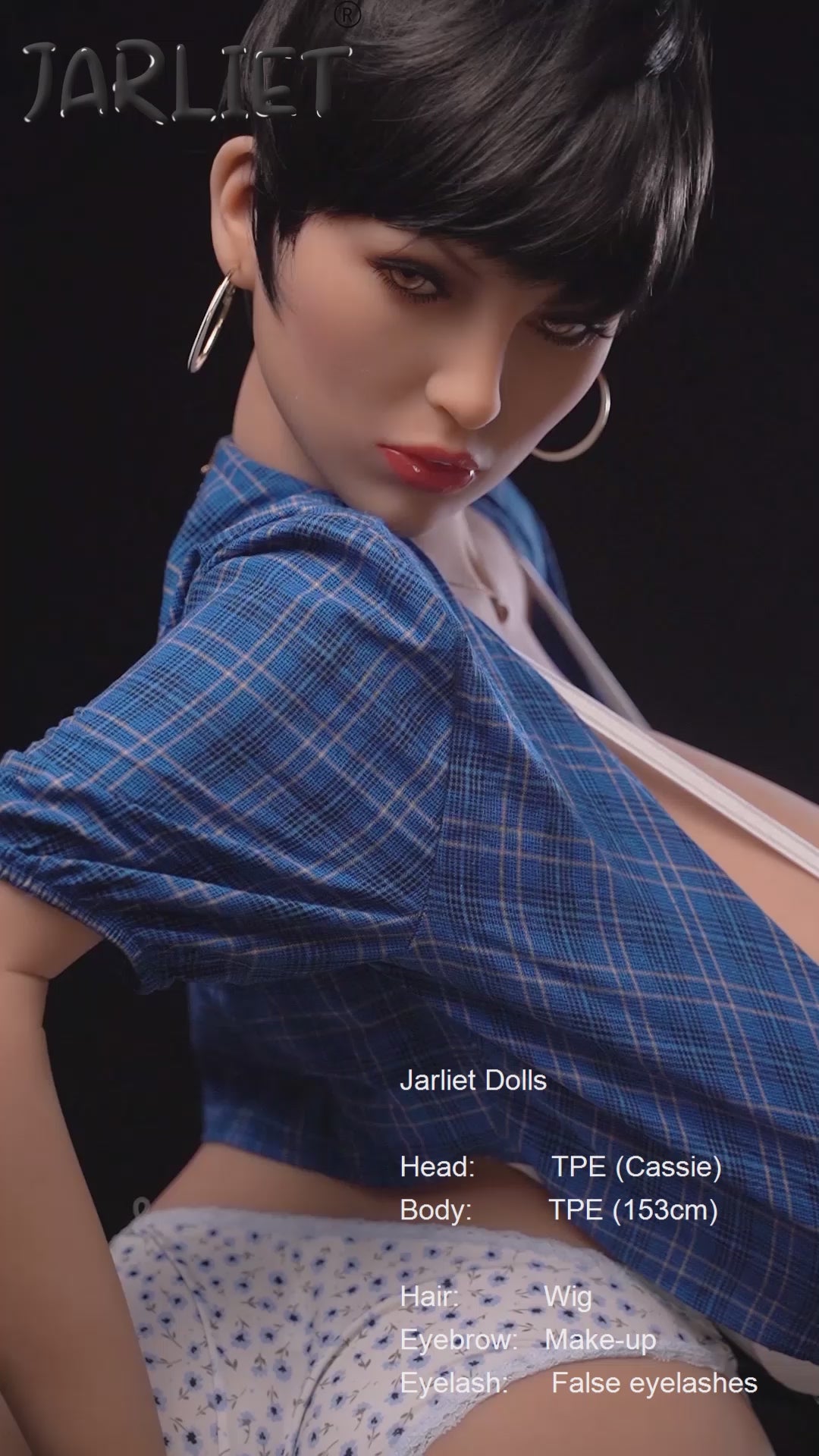 Cassie sexdukke (Jarliet 153 cm K-cup TPE)