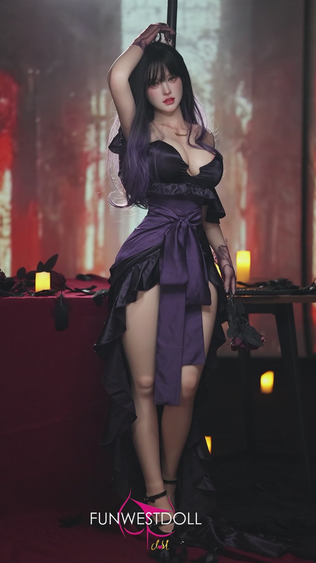 Chloe sexdukke (FunWest Doll 160 cm e-cup #035S silikone)